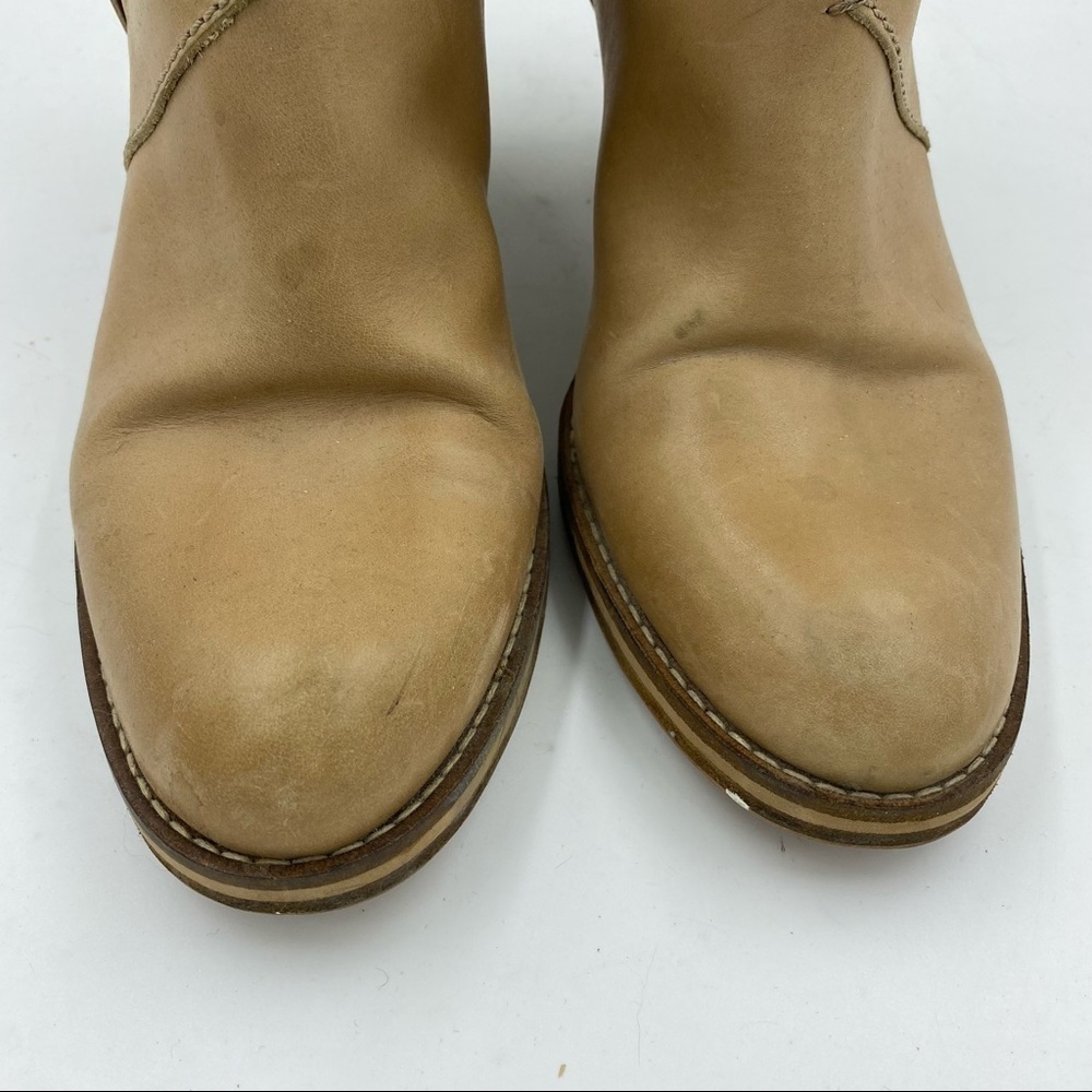 Acne Studios Pistol Ankle Boots Tan Women’s Size 39 Bohochic Western Cowgirl - Picture 5 of 11